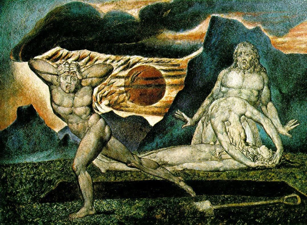 William Blake the Body of Abel Found by Adam and Eve
